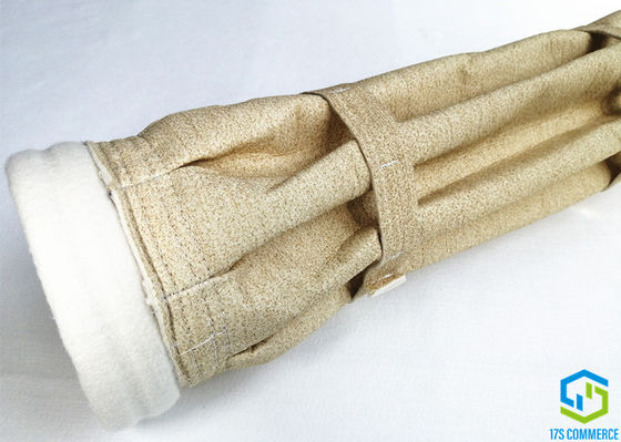 Aramid sentiu que coletor de poeira ensaca eficiente alto estende a superfície do filtro