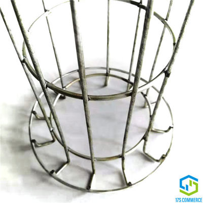 Fio galvanizado Bent Bottom da gaiola do filtro do coletor de poeira do fio 120mm