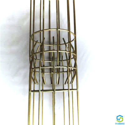 Gaiolas comum e Venturi do saco de filtro do dedo do revestimento de zinco