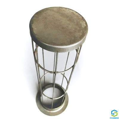 Gaiola suave galvanizada do filtro do coletor de poeira do fio de aço