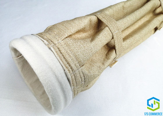 saco de filtro de Nomex do saco de filtro de 150mm Aramid para expandir a área de filtro