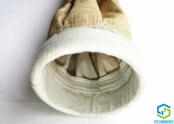 saco de filtro de Nomex do saco de filtro de 150mm Aramid para expandir a área de filtro