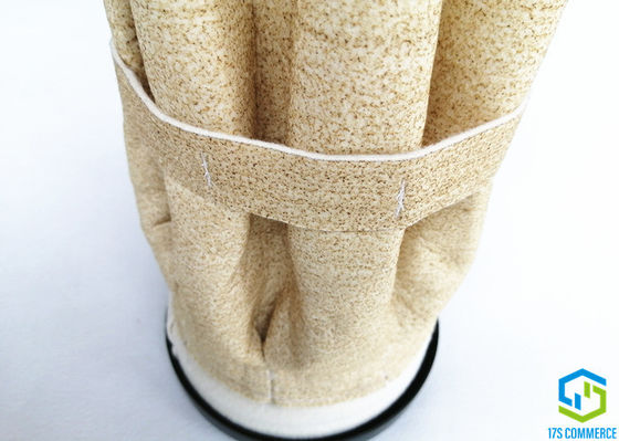 Gaiola da estrela dos sacos de filtro 120mm de Baghouse 130mm Aramid