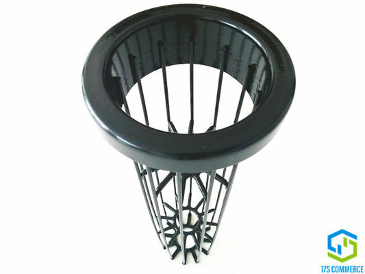 138mm 12 plissados Baghouse filtram o revestimento do silicone das gaiolas