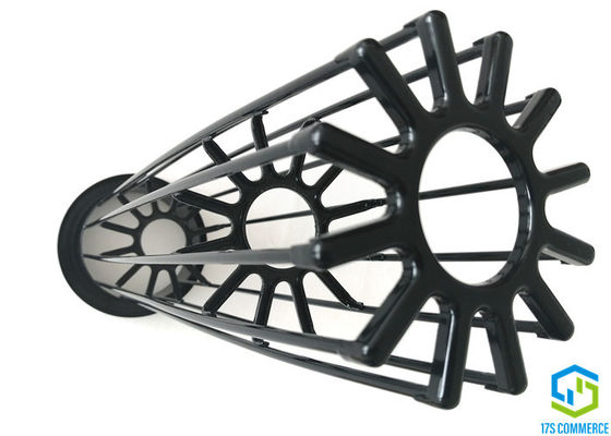 138mm 12 plissados Baghouse filtram o revestimento do silicone das gaiolas