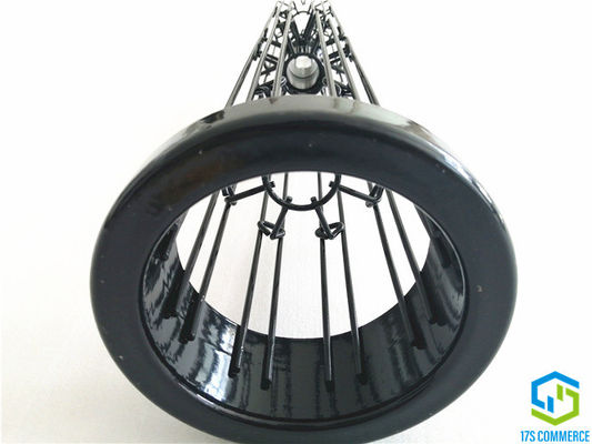 144mm dois silicone da gaiola do filtro do plissado das seções 8 que reveste a junção de aço suave da baioneta
