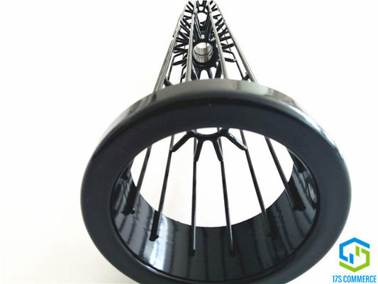 Silicone comum global da gaiola da estrela de duas seções que reveste 12 a gaiola da casa do saco do aço carbono da gaiola da aranha da gaiola 120mm do plissado