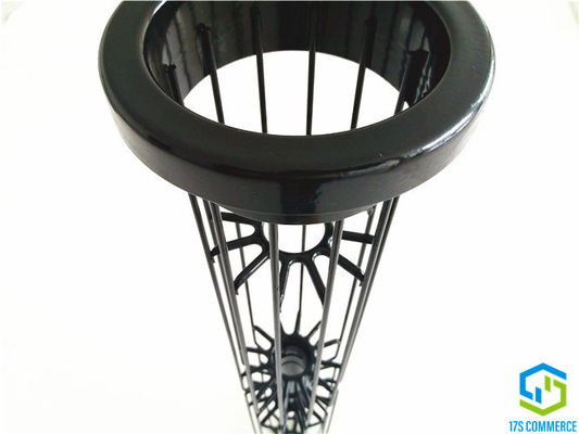 Silicone comum global da gaiola da estrela de duas seções que reveste 12 a gaiola da casa do saco do aço carbono da gaiola da aranha da gaiola 120mm do plissado