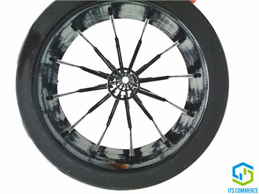 Gaiola dobro da casa do saco do aço carbono da gaiola da aranha da gaiola 120mm do plissado do revestimento do silicone da gaiola do filtro da estrela da aranha do fio