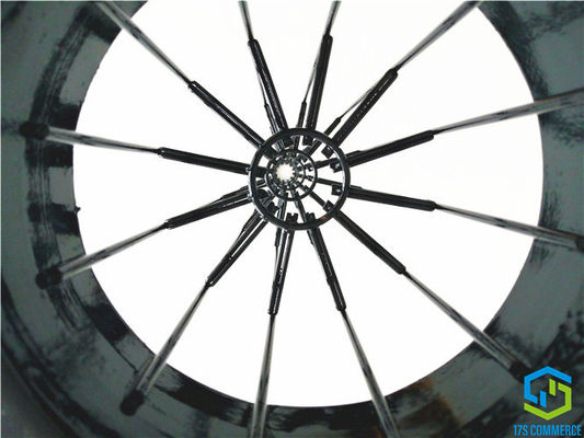 A poeira dobro da gaiola da aranha dos plissados da gaiola 12 do plissado do revestimento do silicone da gaiola do filtro da estrela da aranha 138mm do fio recolhe a gaiola