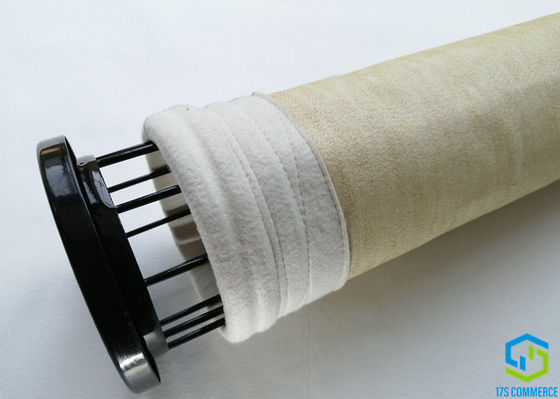 sacos e gaiolas de filtro de 500gsm Aramid em volta dos sacos de filtro da estrela