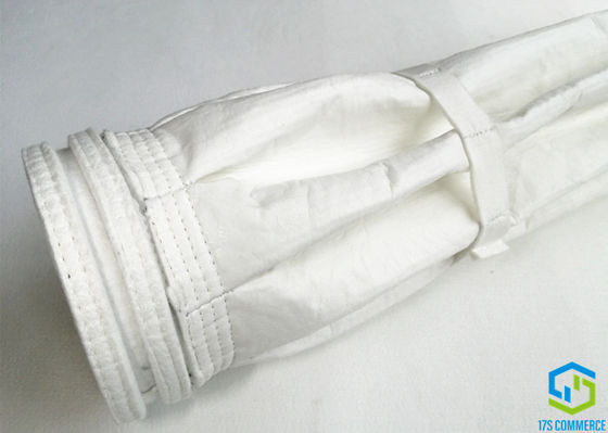 Saco de filtro do PE de 8 Ray Polyester Filter Bags para expandir a área de filtro