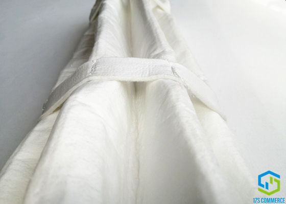 Saco de filtro do PE de 8 Ray Polyester Filter Bags para expandir a área de filtro