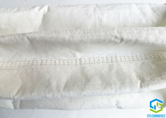 Saco de filtro do PE de 8 Ray Polyester Filter Bags para expandir a área de filtro